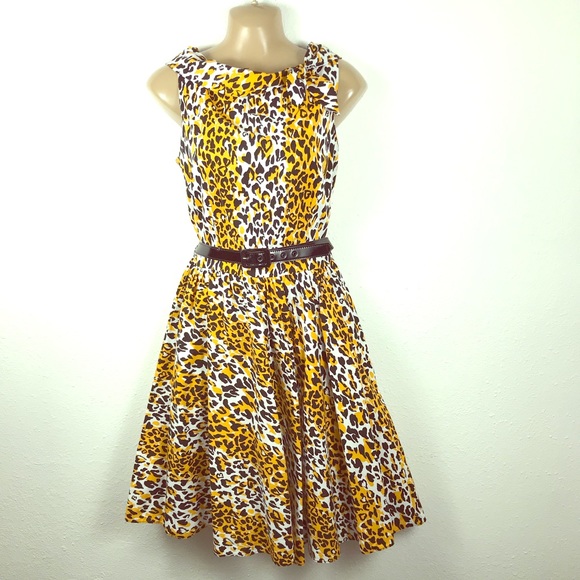 Bernie Dexter Dresses & Skirts - Bernie Dexter Leopard Print Dress L